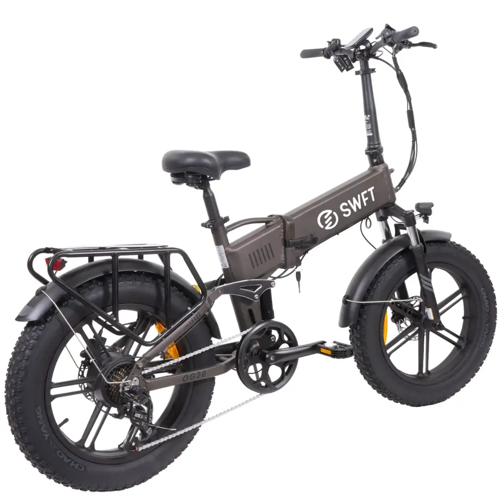 SWFT OG20 Fat Bike Eléctrica Plegable Doble Suspensión 250W 48V 13Ah | Hasta 120Km
