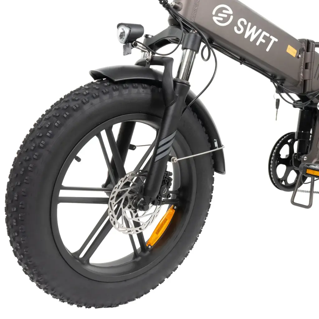 SWFT OG20 Fat Bike Eléctrica Plegable Doble Suspensión 250W 48V 13Ah | Hasta 120Km