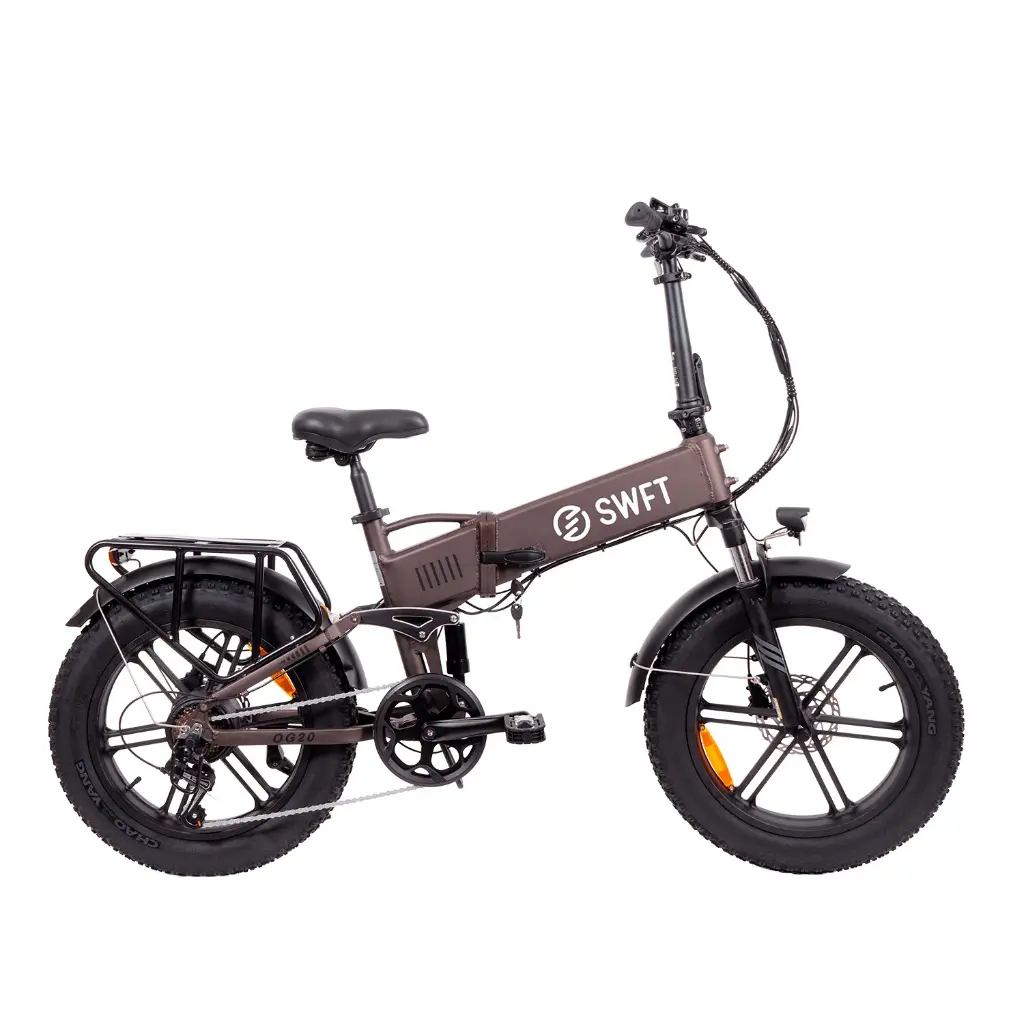 SWFT OG20 Fat Bike Eléctrica Plegable Doble Suspensión 250W 48V 13Ah | Hasta 120Km